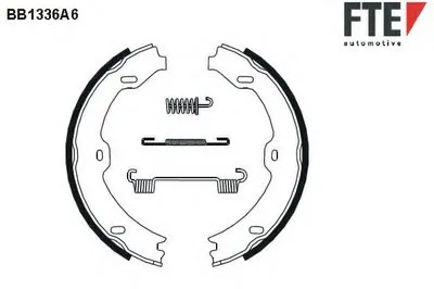 Комплект тормозных колодок, стояночная тормозная система FTE купить