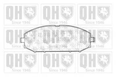 Комплект тормозных колодок, дисковый тормоз QUINTON HAZELL купить
