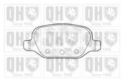 Комплект тормозных колодок, дисковый тормоз QUINTON HAZELL купить