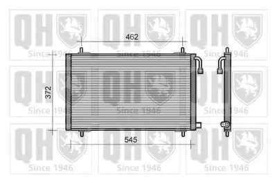 Конденсатор, кондиционер QUINTON HAZELL купить