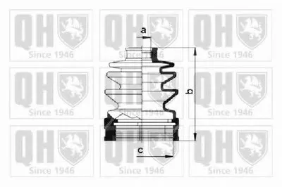 Комплект пылника, приводной вал QUINTON HAZELL купить