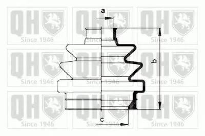 Комплект пылника, приводной вал QUINTON HAZELL купить