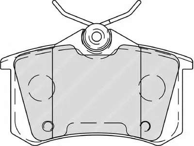 Комплект тормозных колодок, дисковый тормоз PREMIER FERODO купить
