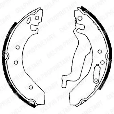 Комплект тормозных колодок DELPHI купить