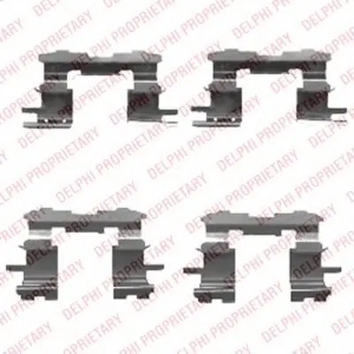Комплектующие, колодки дискового тормоза DELPHI купить