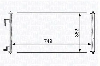Конденсатор, кондиционер MAGNETI MARELLI купить