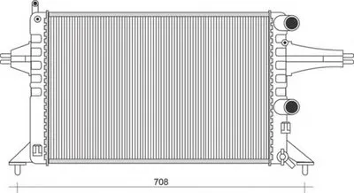 Радиатор, охлаждение двигателя MAGNETI MARELLI купить