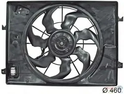 Вентилятор, охлаждение двигателя BEHR HELLA SERVICE купить