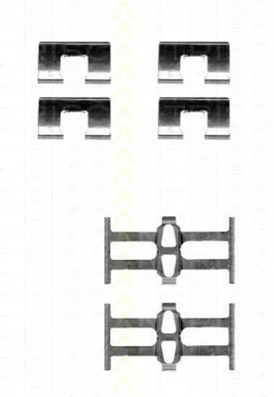 Комплектующие, колодки дискового тормоза TRISCAN купить