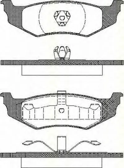 Комплект тормозных колодок, дисковый тормоз TRISCAN купить