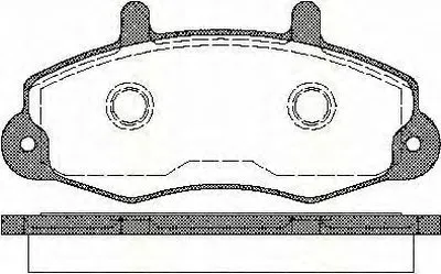 Комплект тормозных колодок, дисковый тормоз TRISCAN купить
