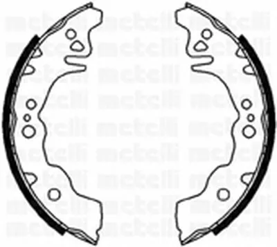 Комплект тормозных колодок METELLI купить