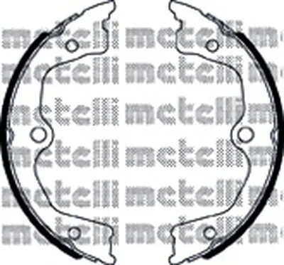 Комплект тормозных колодок, стояночная тормозная система METELLI купить