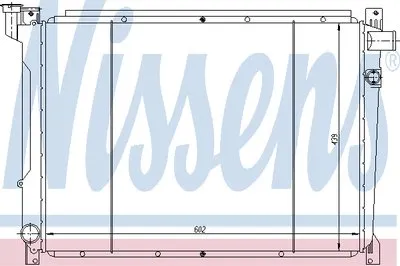 Радиатор, охлаждение двигателя NISSENS купить