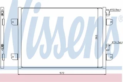 Конденсатор, кондиционер NISSENS купить