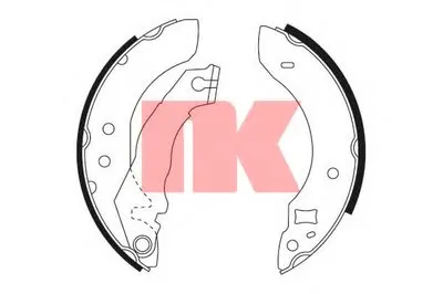 Комплект тормозных колодок NK купить