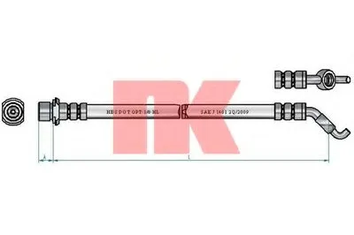 Тормозной шланг NK купить