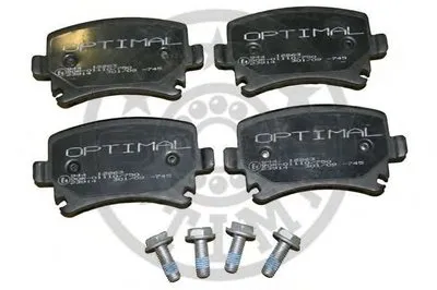 Комплект тормозных колодок, дисковый тормоз OPTIMAL купить