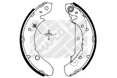 Комплект тормозных колодок MAPCO купить