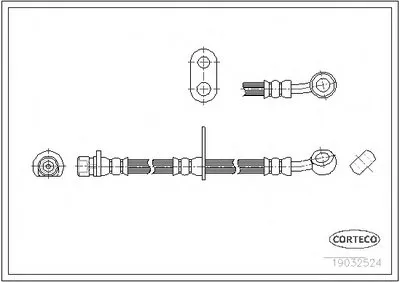 Тормозной шланг CORTECO купить