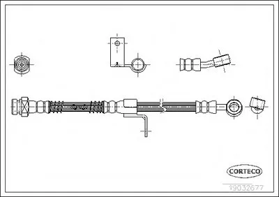 Тормозной шланг CORTECO купить