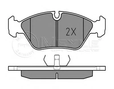 Комплект тормозных колодок, дисковый тормоз MEYLE купить