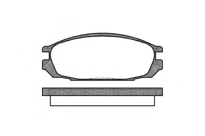 Комплект тормозных колодок, дисковый тормоз REMSA купить