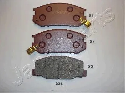 Комплект тормозных колодок, дисковый тормоз JAPANPARTS купить