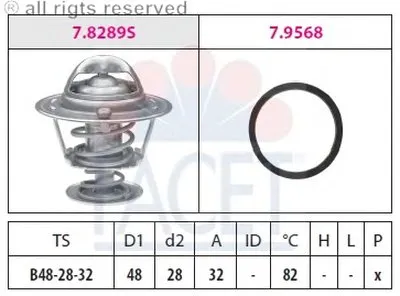 Термостат, охлаждающая жидкость FACET купить