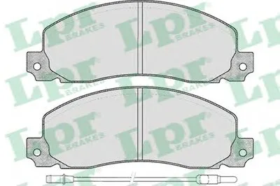 Комплект тормозных колодок, дисковый тормоз LPR купить