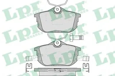 Комплект тормозных колодок, дисковый тормоз LPR купить