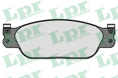 Комплект тормозных колодок, дисковый тормоз LPR купить
