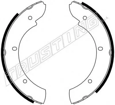 Комплект тормозных колодок TRUSTING купить