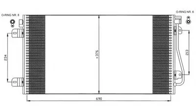 Конденсатор, кондиционер EASY FIT NRF купить