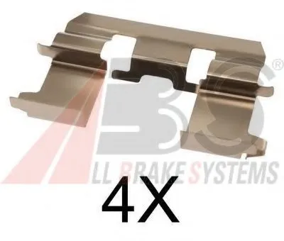 Комплектующие, колодки дискового тормоза A.B.S. купить