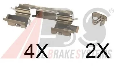 Комплектующие, колодки дискового тормоза A.B.S. купить