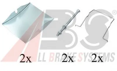 Комплектующие, колодки дискового тормоза A.B.S. купить