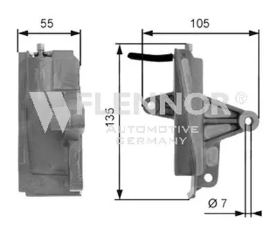 Успокоитель, зубчатый ремень FLENNOR купить