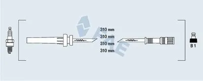 Комплект проводов зажигания FAE купить
