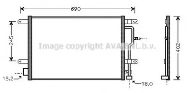 Конденсатор, кондиционер AVA QUALITY COOLING купить