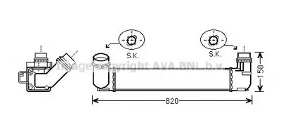 Интеркулер AVA QUALITY COOLING купить