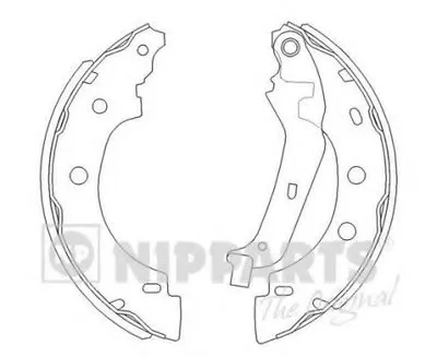 Комплект тормозных колодок NIPPARTS купить