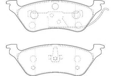 Комплект тормозных колодок, дисковый тормоз DURON купить