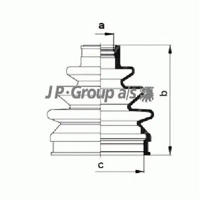 Комплект пылника, приводной вал QH JP GROUP купить