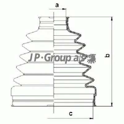 Комплект пылника, приводной вал QH JP GROUP купить