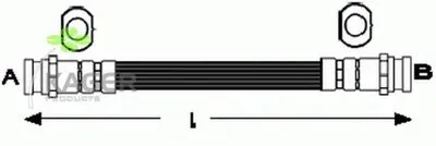 Тормозной шланг KAGER купить