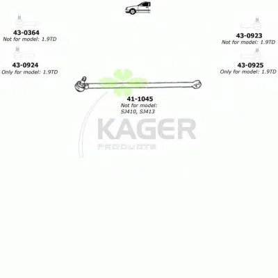 Подвеска колеса KAGER купить