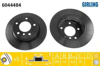 Тормозной диск GIRLING купить