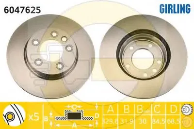 Тормозной диск GIRLING купить