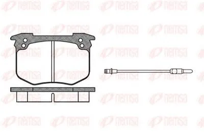 Комплект тормозных колодок, дисковый тормоз KAWE купить